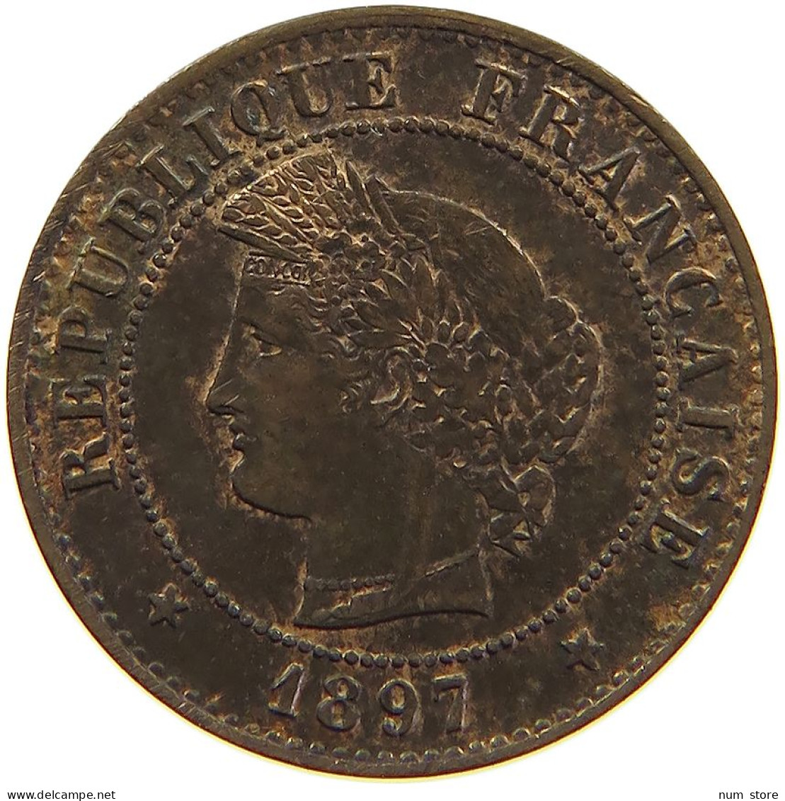 FRANCE CENTIME 1897 A  #c065 0143 - 1 Centime