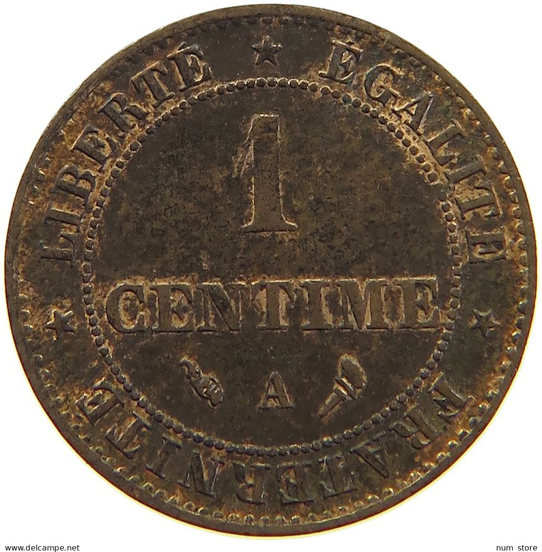 FRANCE CENTIME 1897 A  #c065 0143 - 1 Centime