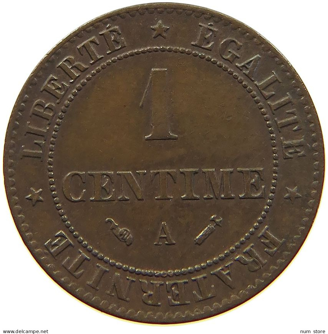 FRANCE CENTIME 1894 A  #s012 0137 - 1 Centime