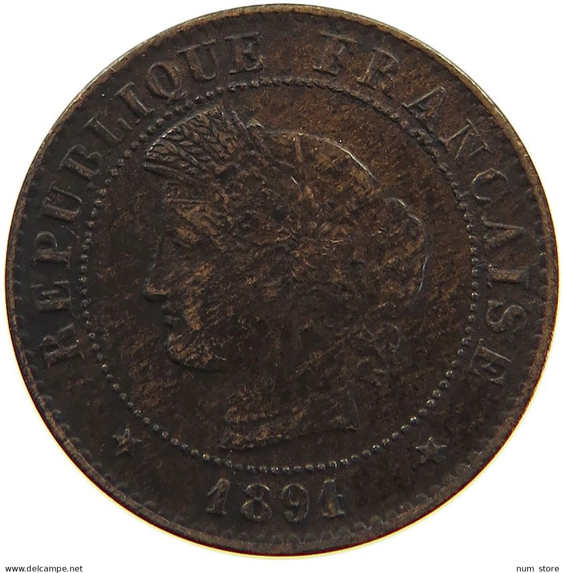 FRANCE CENTIME 1894 A  #a059 0137 - 1 Centime