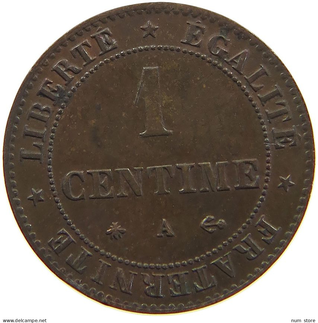 FRANCE CENTIME 1872  #t001 0473 - 1 Centime