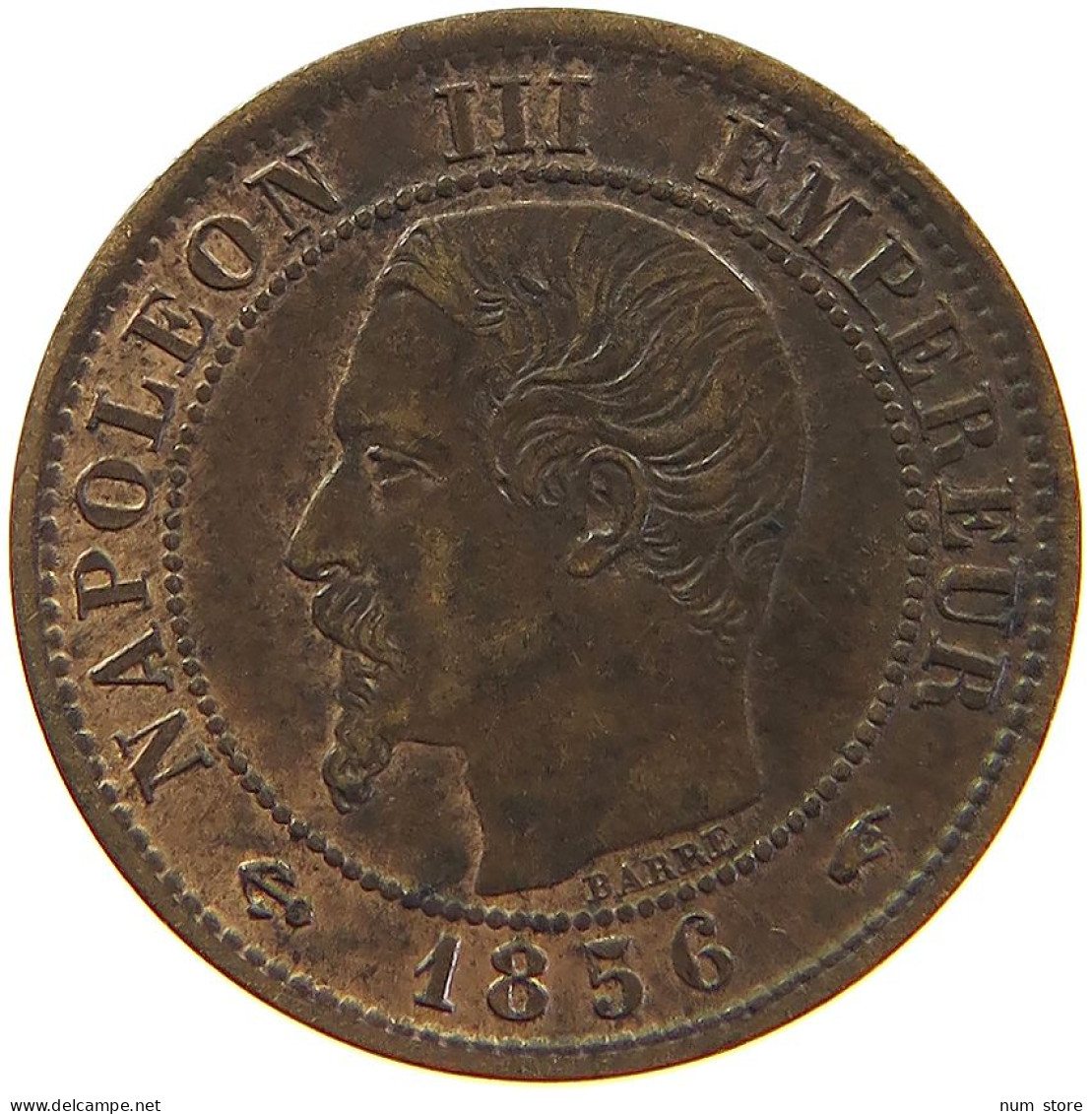 FRANCE CENTIME 1856 A Napoleon III. (1852-1870) #t016 0225 - 1 Centime