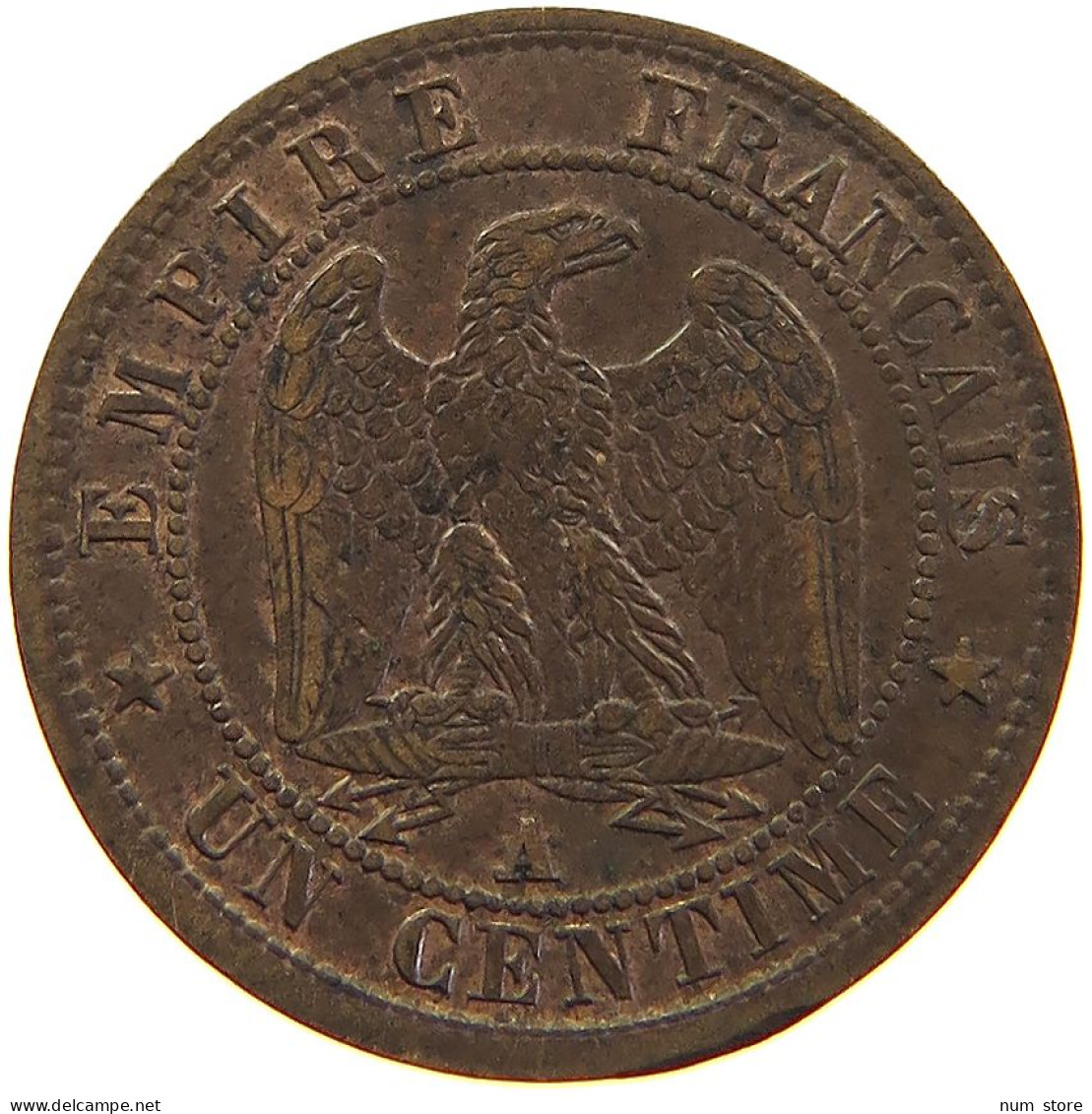 FRANCE CENTIME 1856 A Napoleon III. (1852-1870) #t016 0225 - 1 Centime