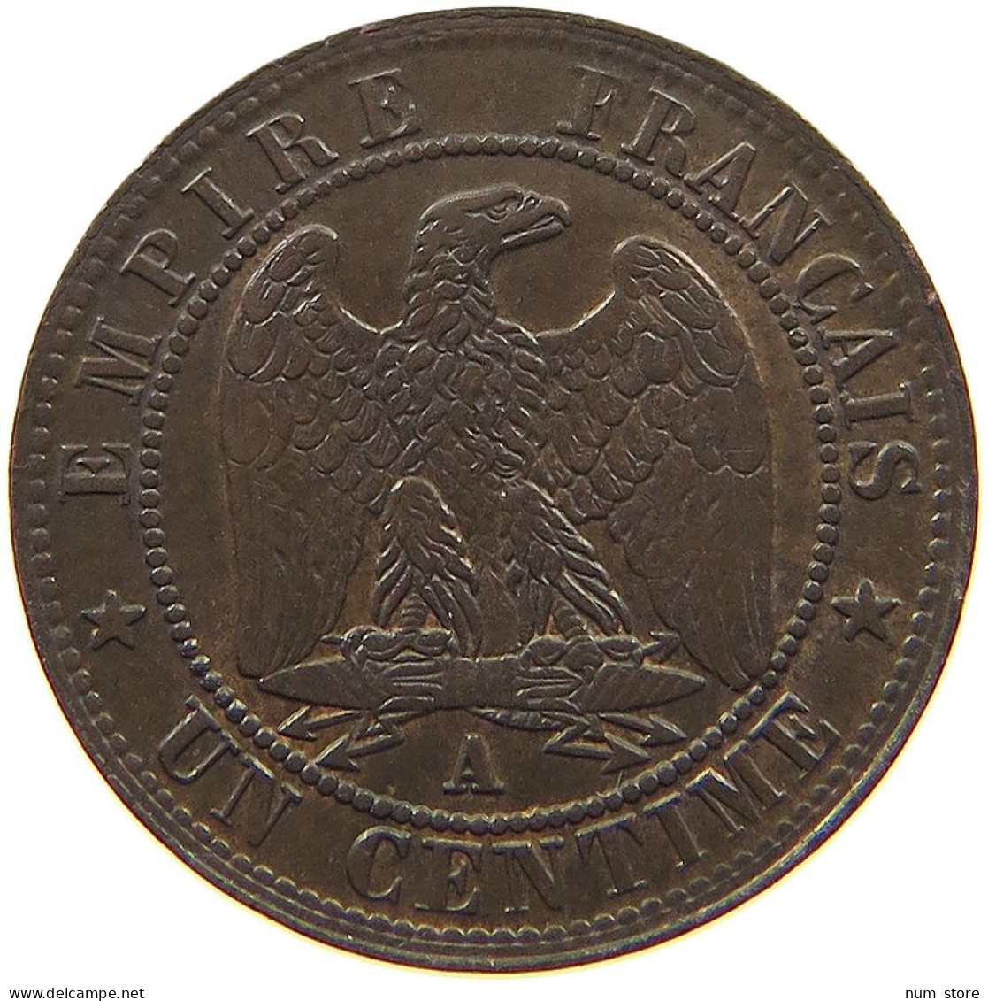 FRANCE CENTIME 1857 A Napoleon III. (1852-1870) #t112 1289 - 1 Centime