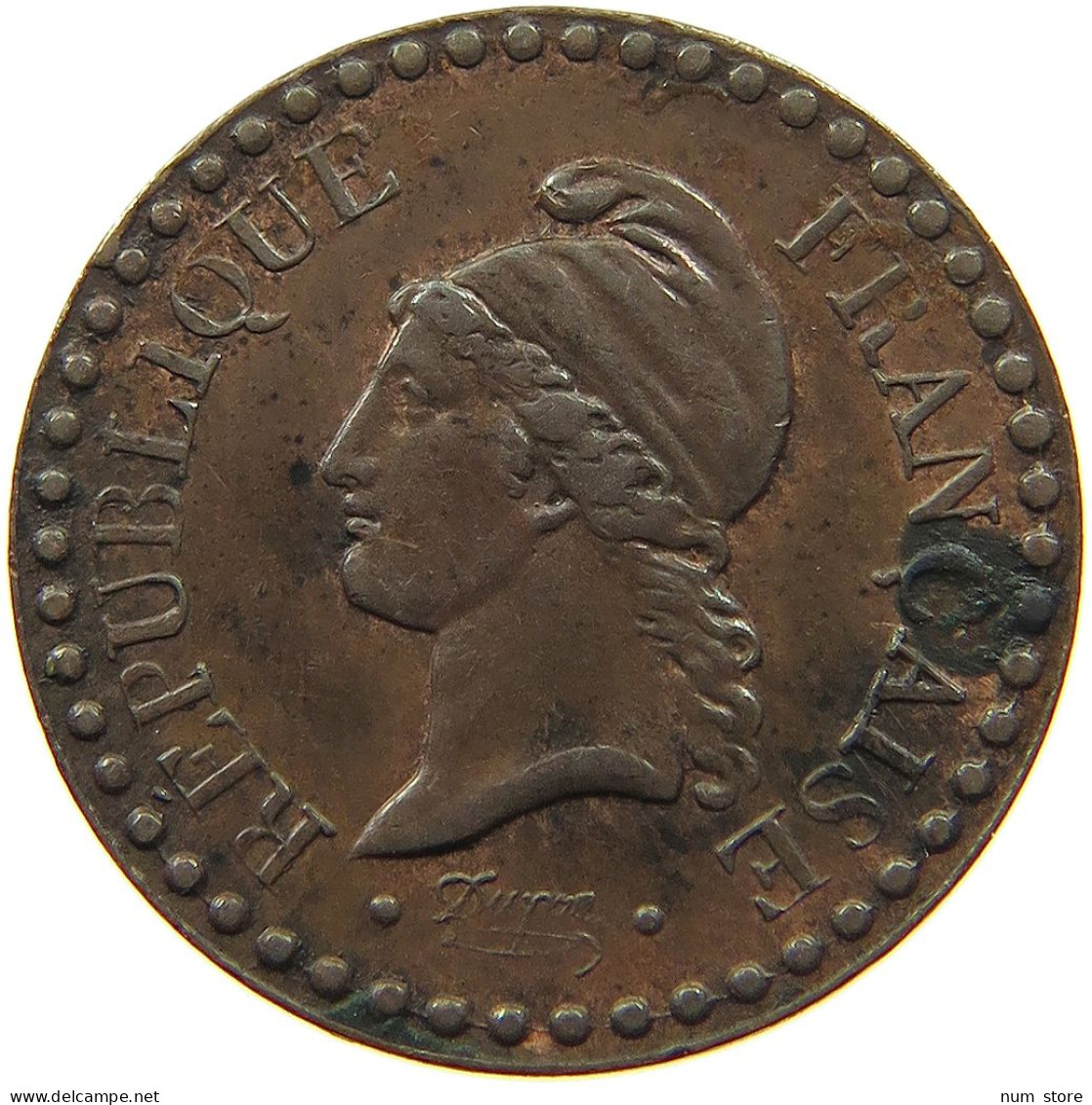 FRANCE CENTIME 1851 A  #t058 0149 - 1 Centime