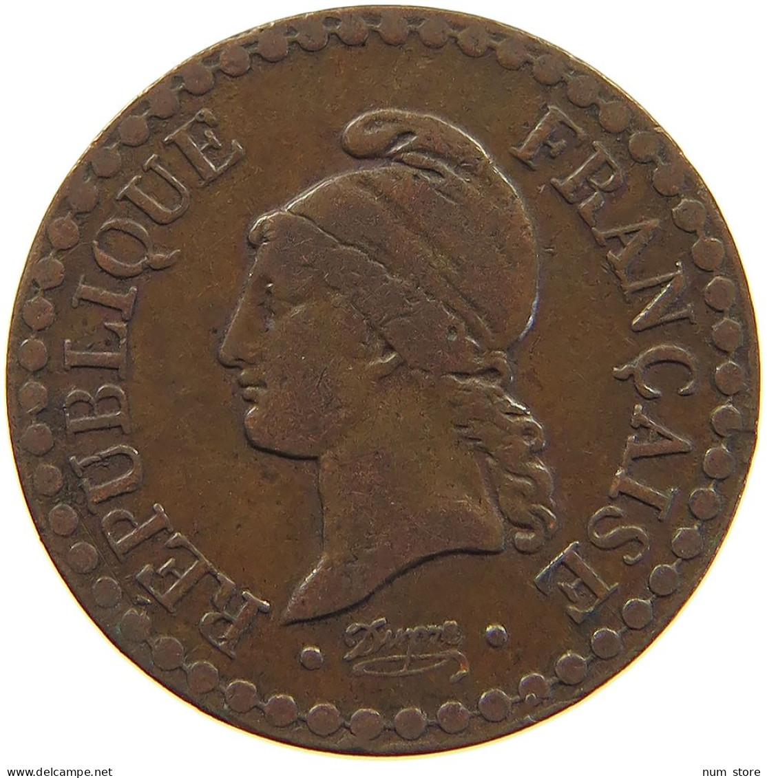 FRANCE CENTIME 1851 A  #c065 0131 - 1 Centime