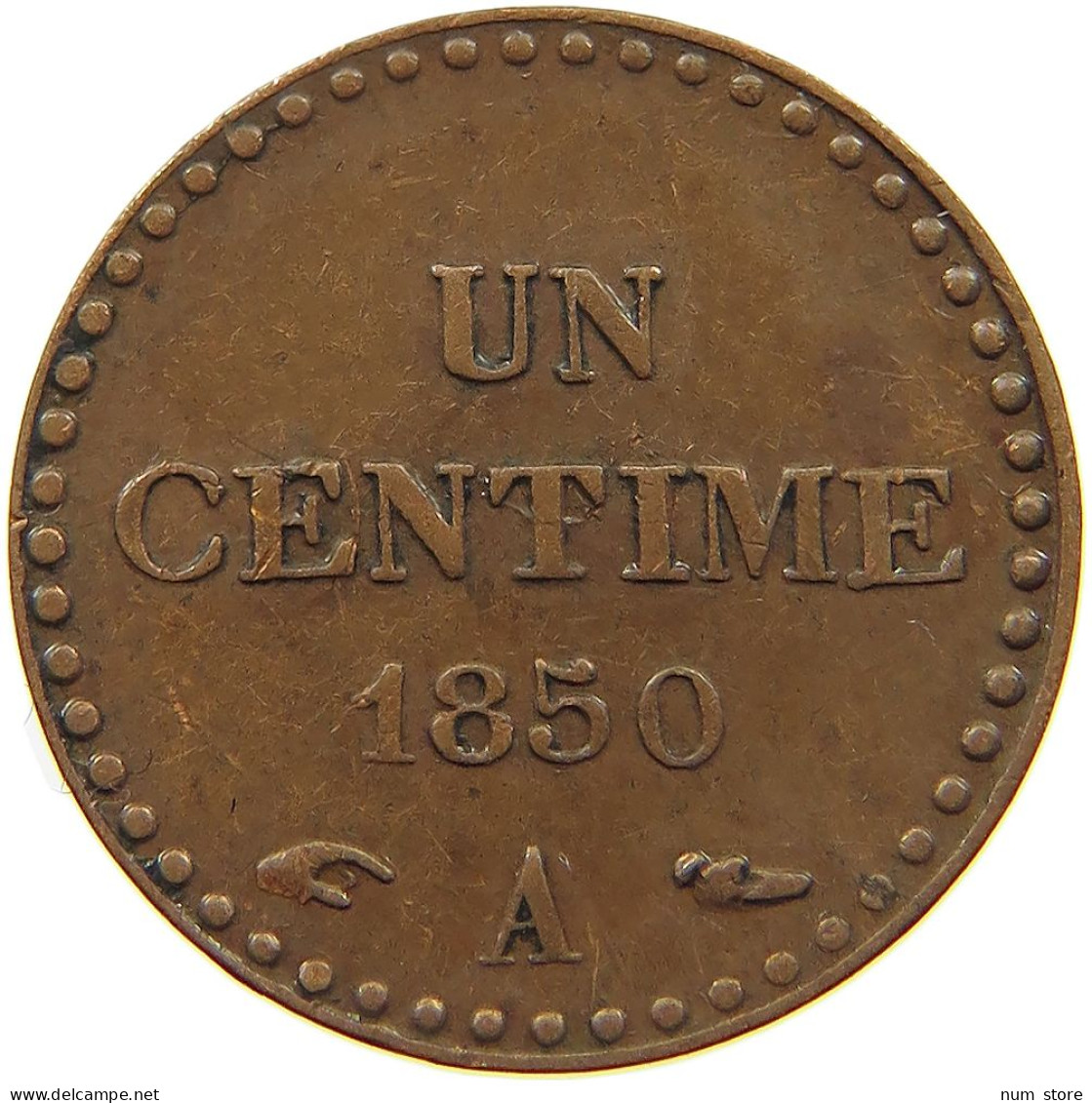 FRANCE CENTIME 1850 A  #a015 0441 - 1 Centime