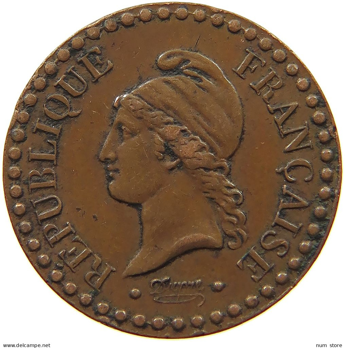 FRANCE CENTIME 1849 A  #s060 0191 - 1 Centime