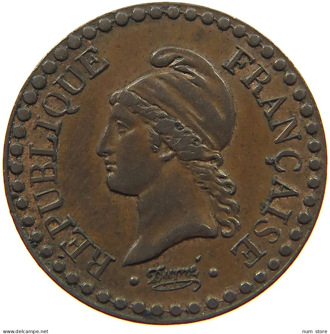 FRANCE CENTIME 1848 A  #c022 0581 - 1 Centime