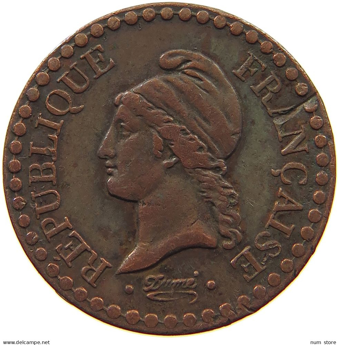 FRANCE CENTIME 1848 A  #c084 0213 - 1 Centime