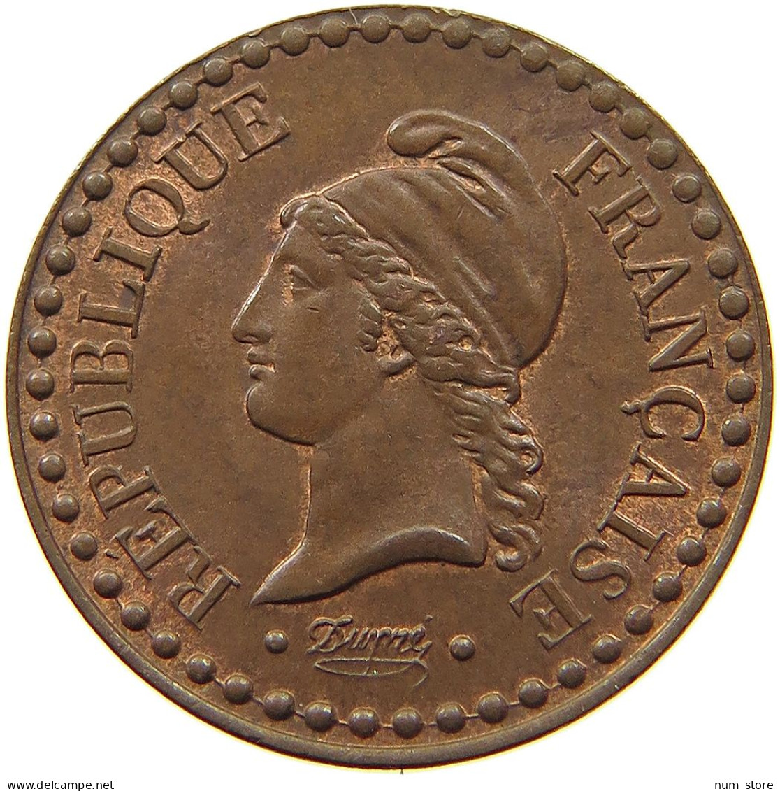 FRANCE CENTIME 1848 A  #t058 0159 - 1 Centime