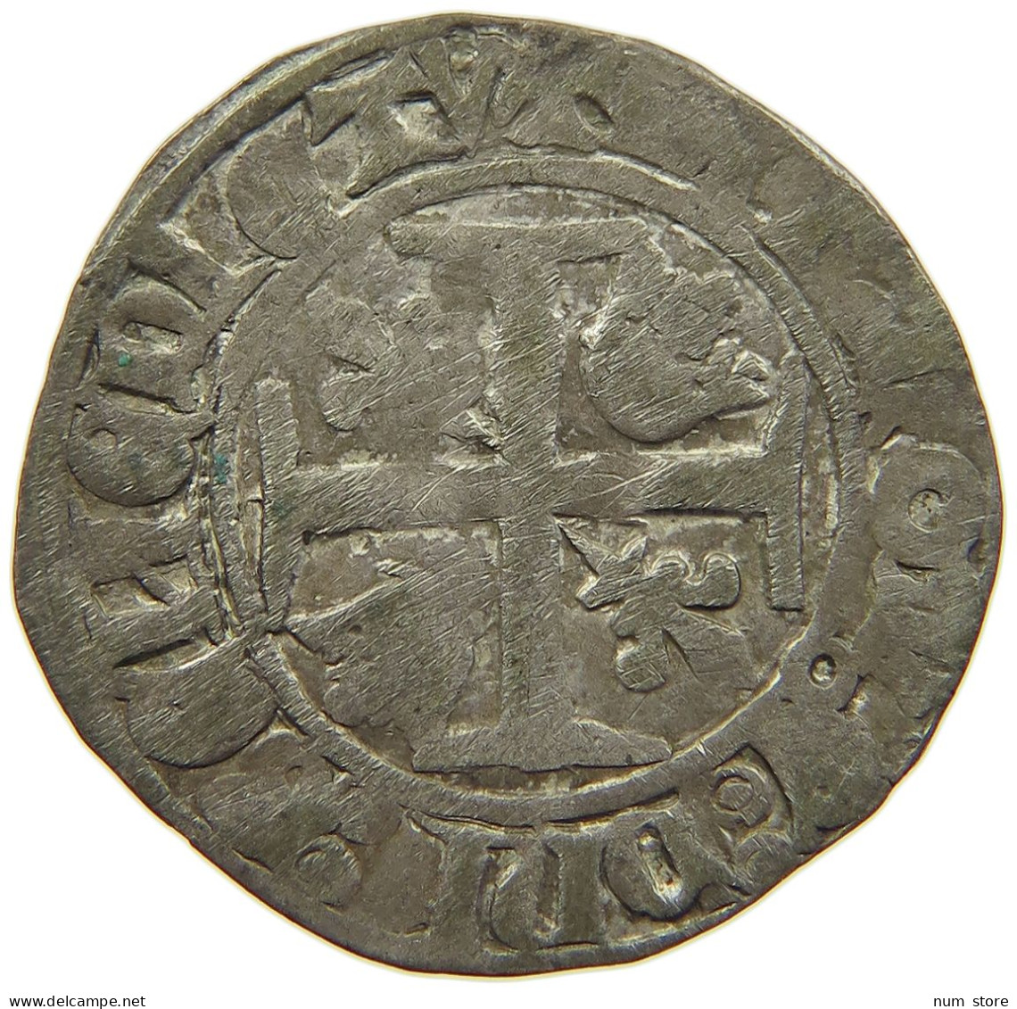 FRANCE BLANC 1380-1422 CHARLES VI. (1380-1422) TOURS #t156 0383 - 1380-1422 Charles VI Le Fol