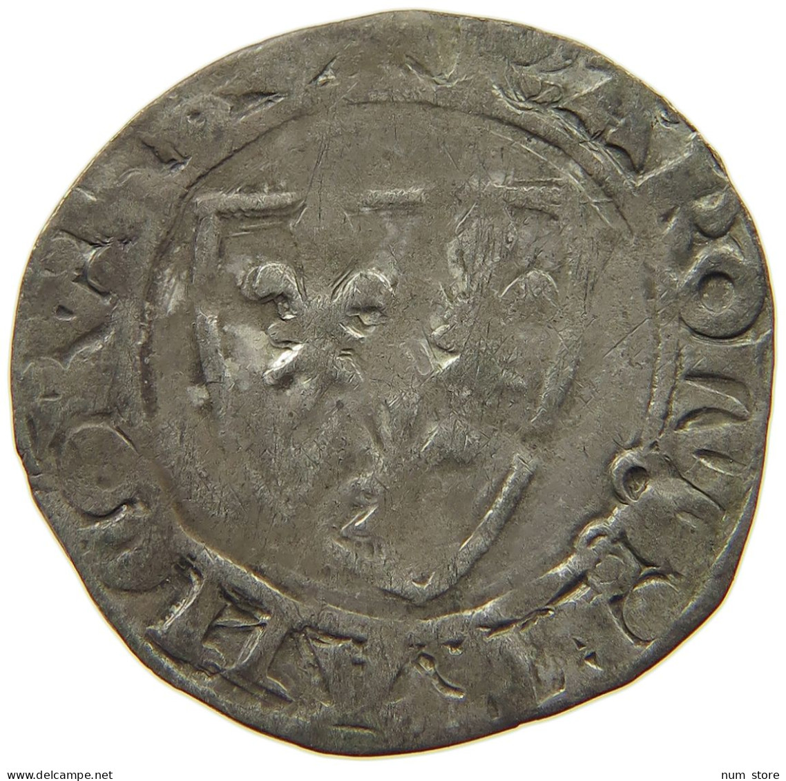 FRANCE BLANC 1380-1422 CHARLES VI. (1380-1422) TOURS #t156 0383 - 1380-1422 Charles VI Le Fol