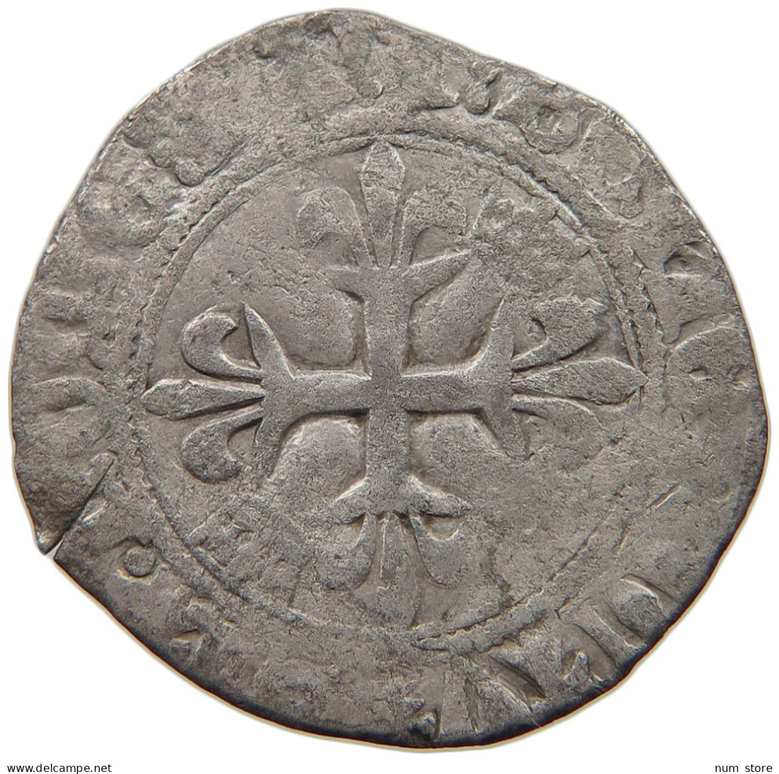 FRANCE BLANC  CHARLES VII. 1422-1461 #c082 0121 - 1422-1461 Carlo VII Il Vittorioso