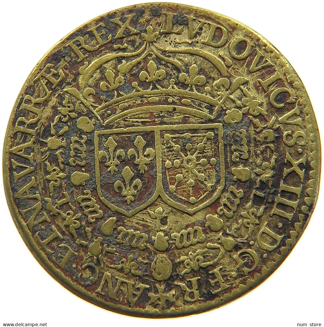 FRANCE JETON  LOUIS XIII. (1610–1643) #t153 0235 - 1610-1643 Luis XIII El Justo