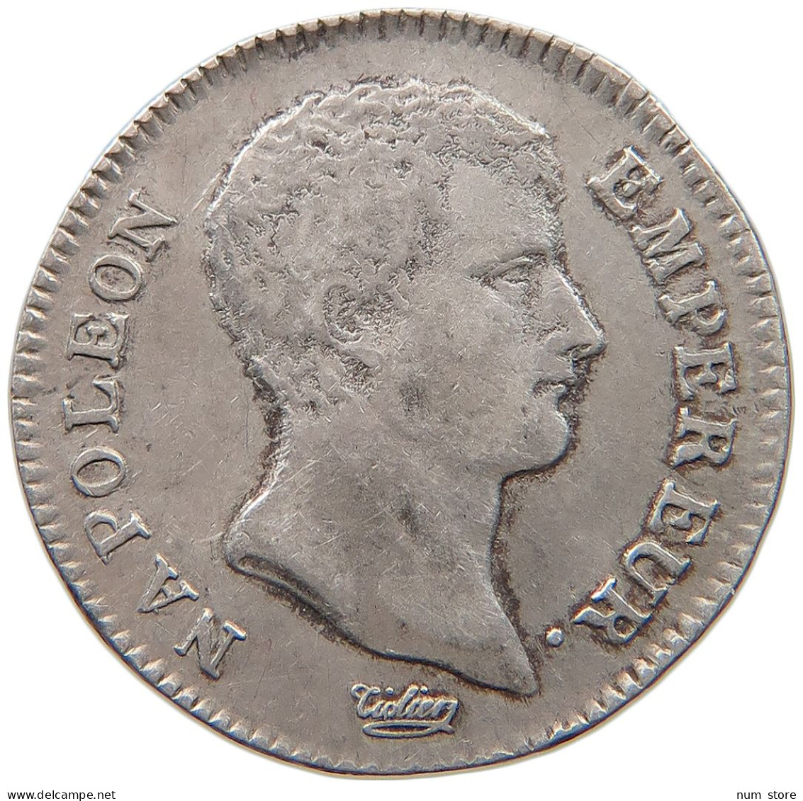 FRANCE FRANC AN 12 A Napoleon I. (1804-1814, 1815) #t107 0341 - 1 Franc