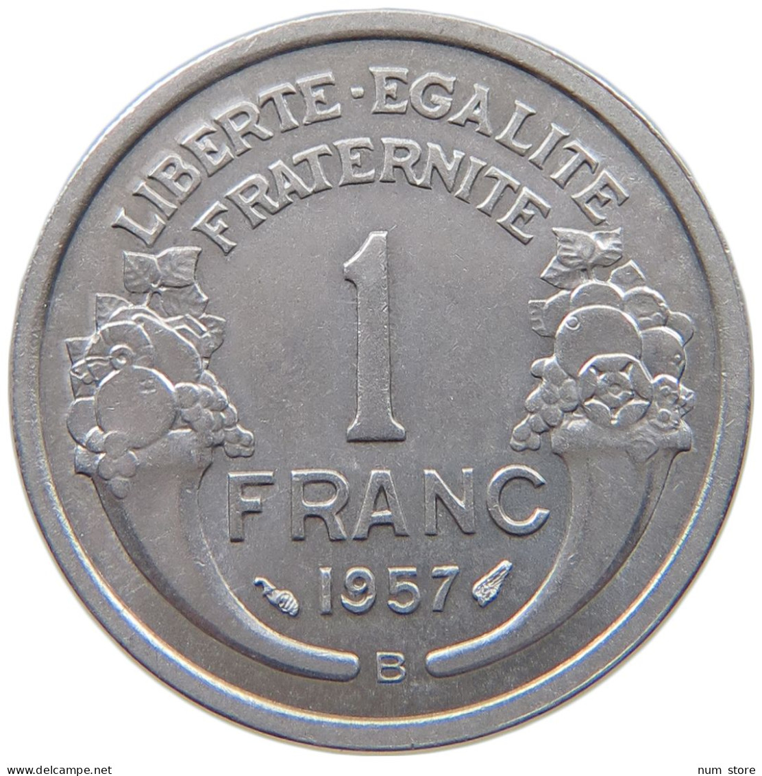 FRANCE FRANC 1957 B  #c040 0827 - 1 Franc