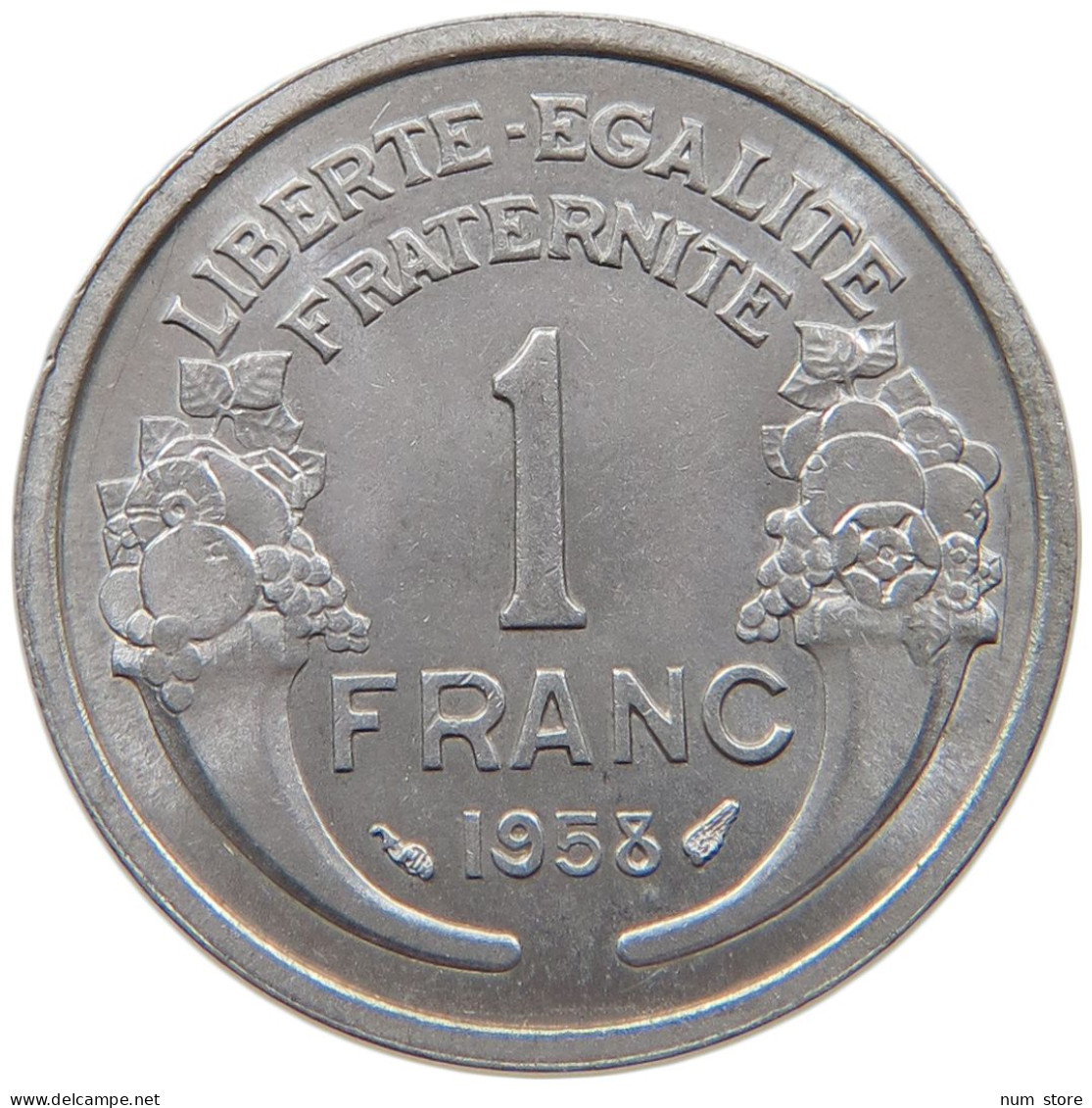 FRANCE FRANC 1958  #a060 0213 - 1 Franc