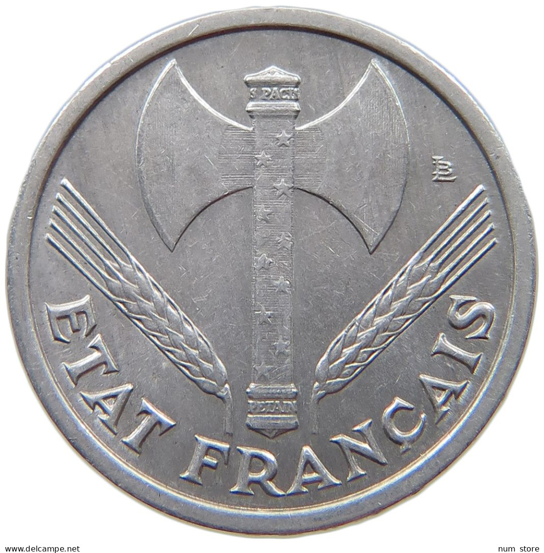 FRANCE FRANC 1943  #s069 0235 - 1 Franc