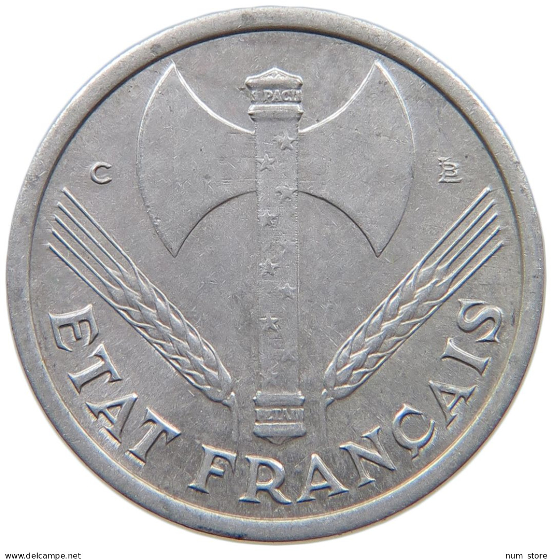 FRANCE FRANC 1944 C  #a060 0183 - 1 Franc
