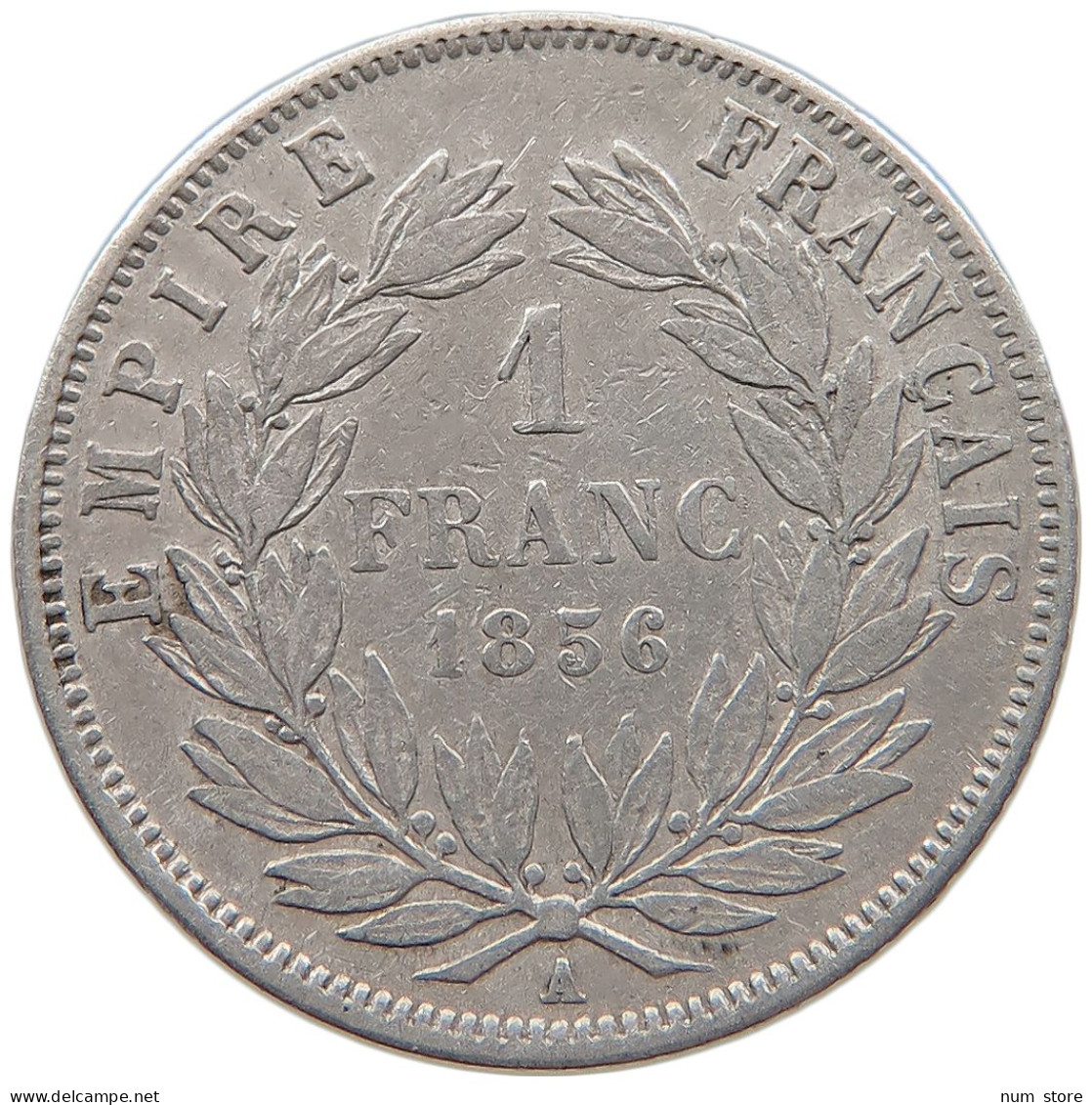 FRANCE FRANC 1856 A Napoleon III. (1852-1870) #t143 0471 - 1 Franc