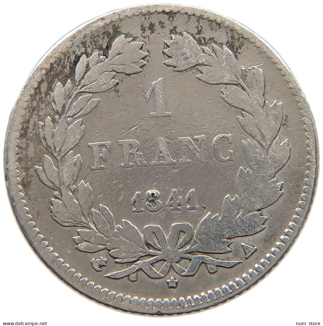 FRANCE FRANC 1841 A LOUIS PHILIPPE I. (1830-1848) #a064 0117 - 1 Franc