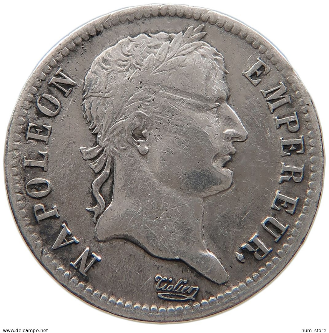 FRANCE FRANC 1808 W Napoleon I. (1804-1814, 1815) #t143 0457 - 1 Franc