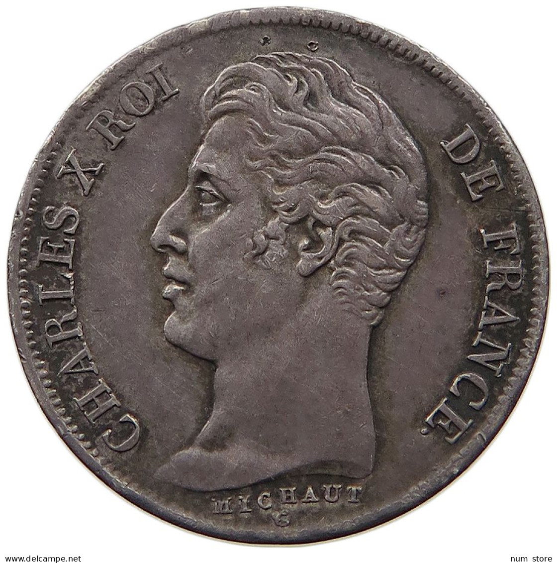 FRANCE FRANC 1828 W LILLE Charles X. (1824-1830) #t058 0357 - 1 Franc