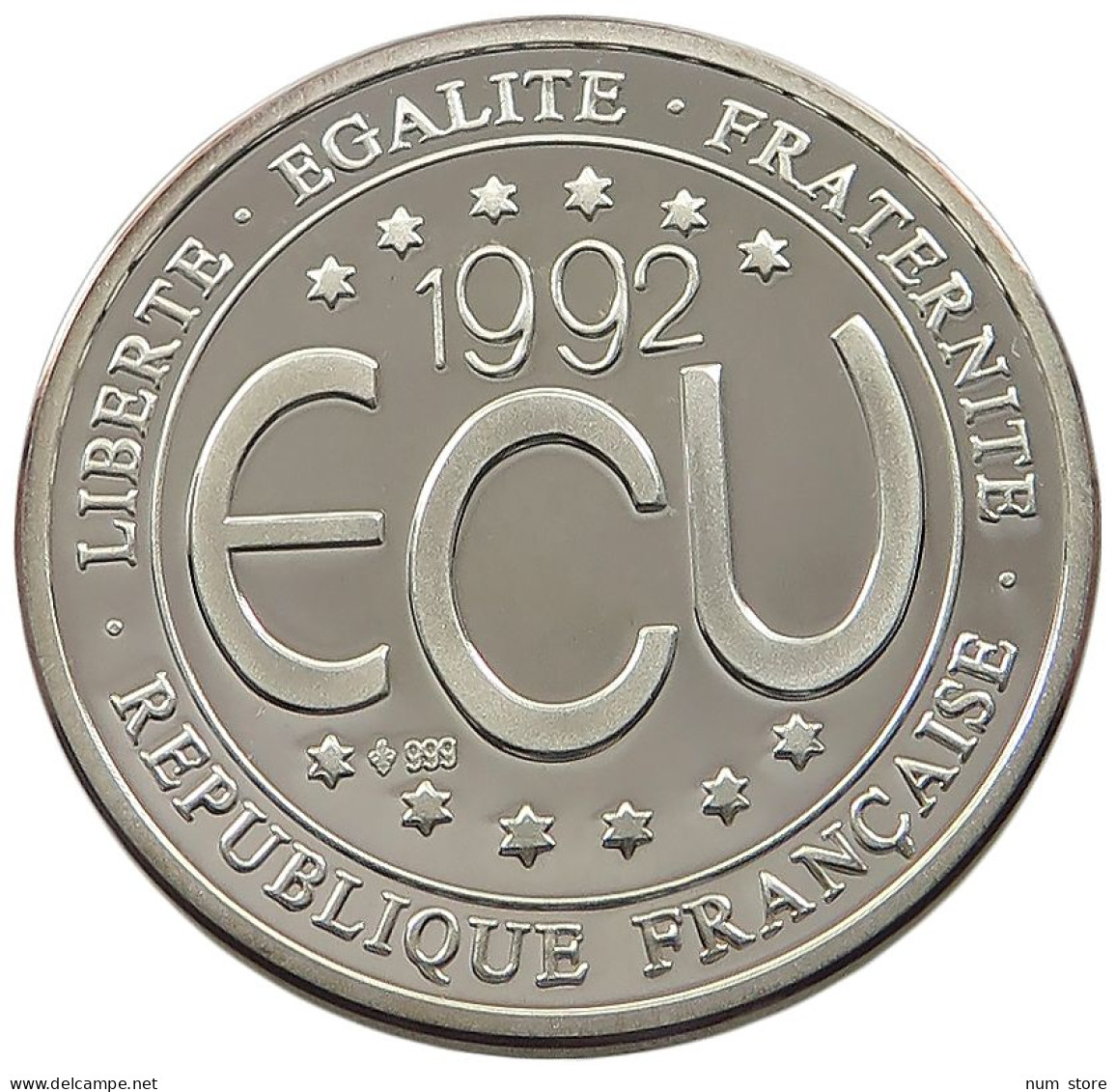 FRANCE ECU 1992 CHARLE MAGNE 747-814 #sm05 0021 - Andere & Zonder Classificatie