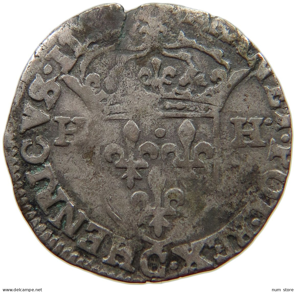 FRANCE DOUZAIN 1588 C Henri III. (1574-1589) #t078 0241 - 1574-1589 Heinrich III.