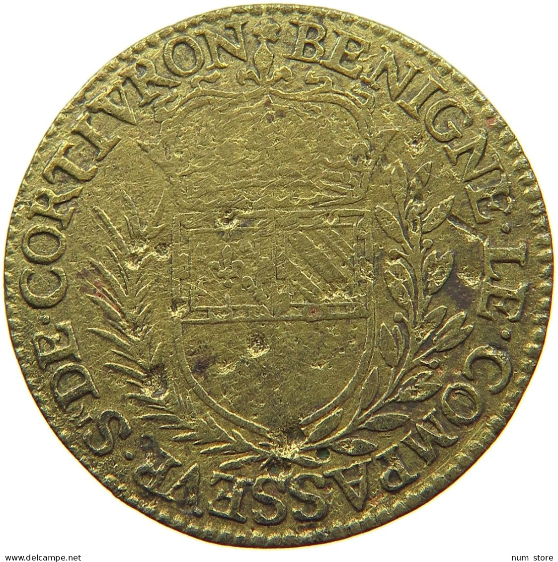 FRANCE JETON 1621 LOUIS XIII. (1610–1643) DIJON #a004 0525 - 1610-1643 Lodewijk XIII Van Frankrijk De Rechtvaardige