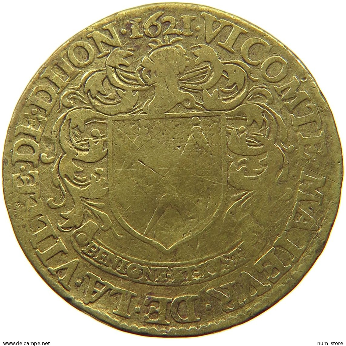 FRANCE JETON 1621 LOUIS XIII. (1610–1643) DIJON #a004 0523 - 1610-1643 Louis XIII The Just