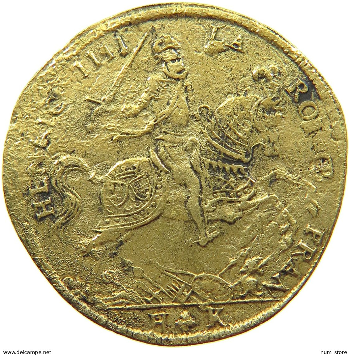 FRANCE JETON 1604 JETON 1604 LOUIS XIII. #t149 0373 - 1610-1643 Lodewijk XIII Van Frankrijk De Rechtvaardige