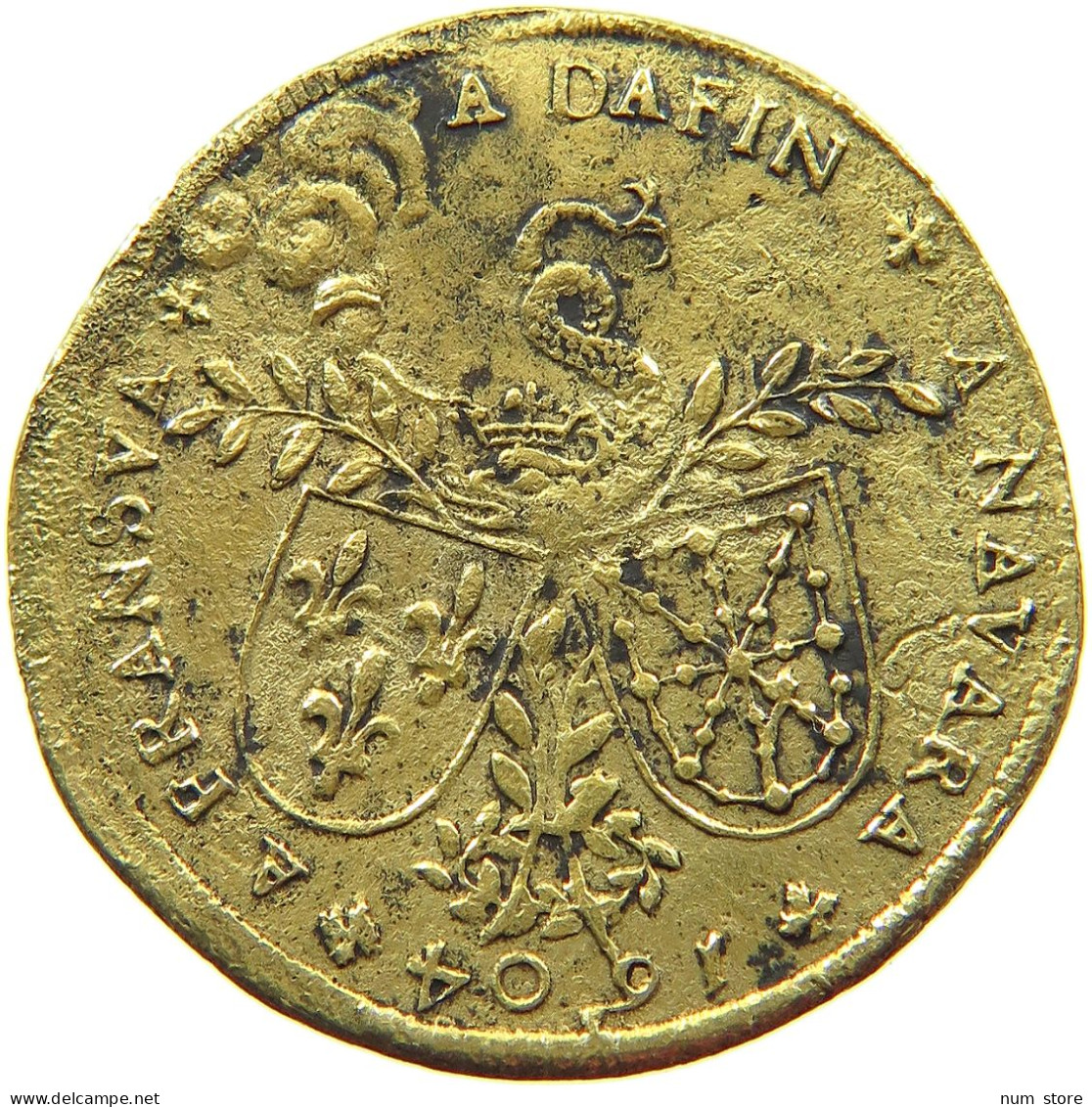 FRANCE JETON 1604 JETON 1604 LOUIS XIII. #t149 0373 - 1610-1643 Luis XIII El Justo