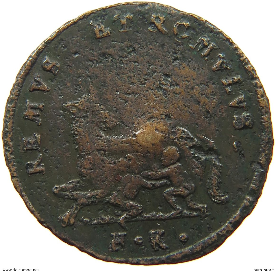 FRANCE JETON 1601 HENRI IV. (1589-1610) REMVS ET ROMVLVS #s075 0731 - 1589-1610 Enrique IV