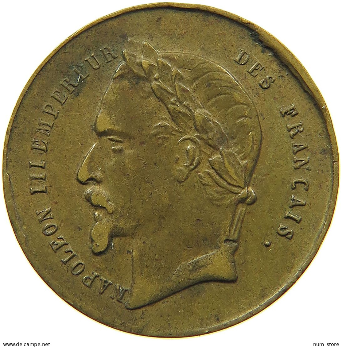 FRANCE JETON  Napoleon III. (1852-1870) / NAPOLEON I. #tm7 0199 - Sonstige & Ohne Zuordnung
