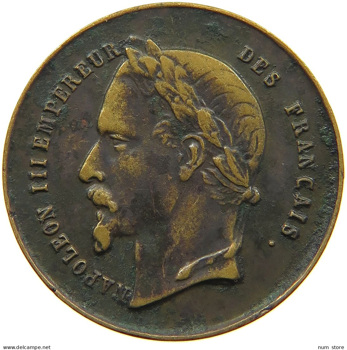 FRANCE JETON  Napoleon III. (1852-1870) / NAPOLEON I. #t138 0123 - Autres & Non Classés