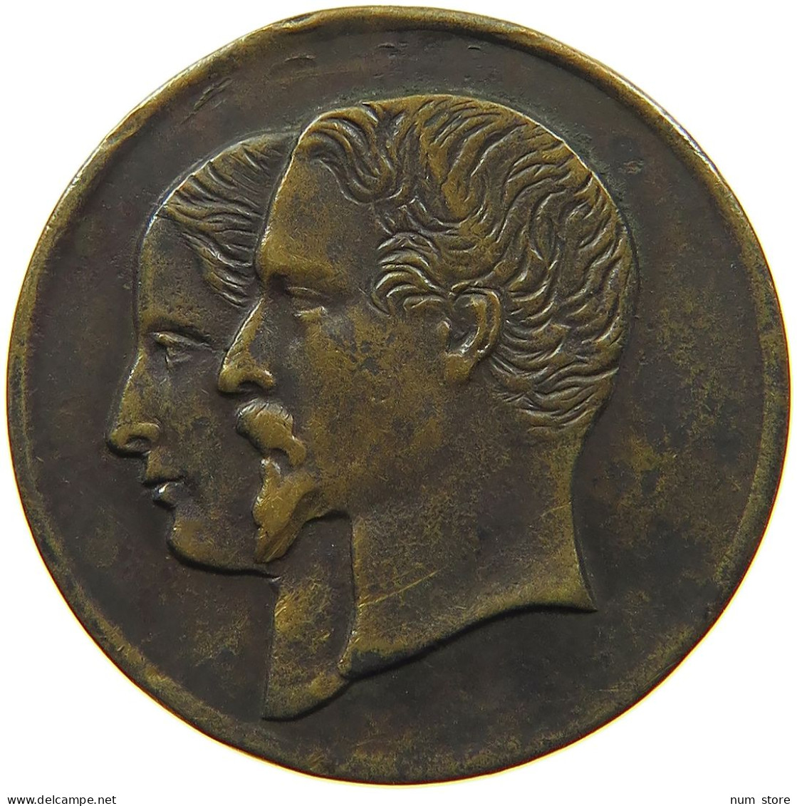 FRANCE MEDAL 1860 Napoleon III. (1852-1870) VISITE DE LEURS MAJESTES IMPERIALES #tm2 0531 - Autres & Non Classés