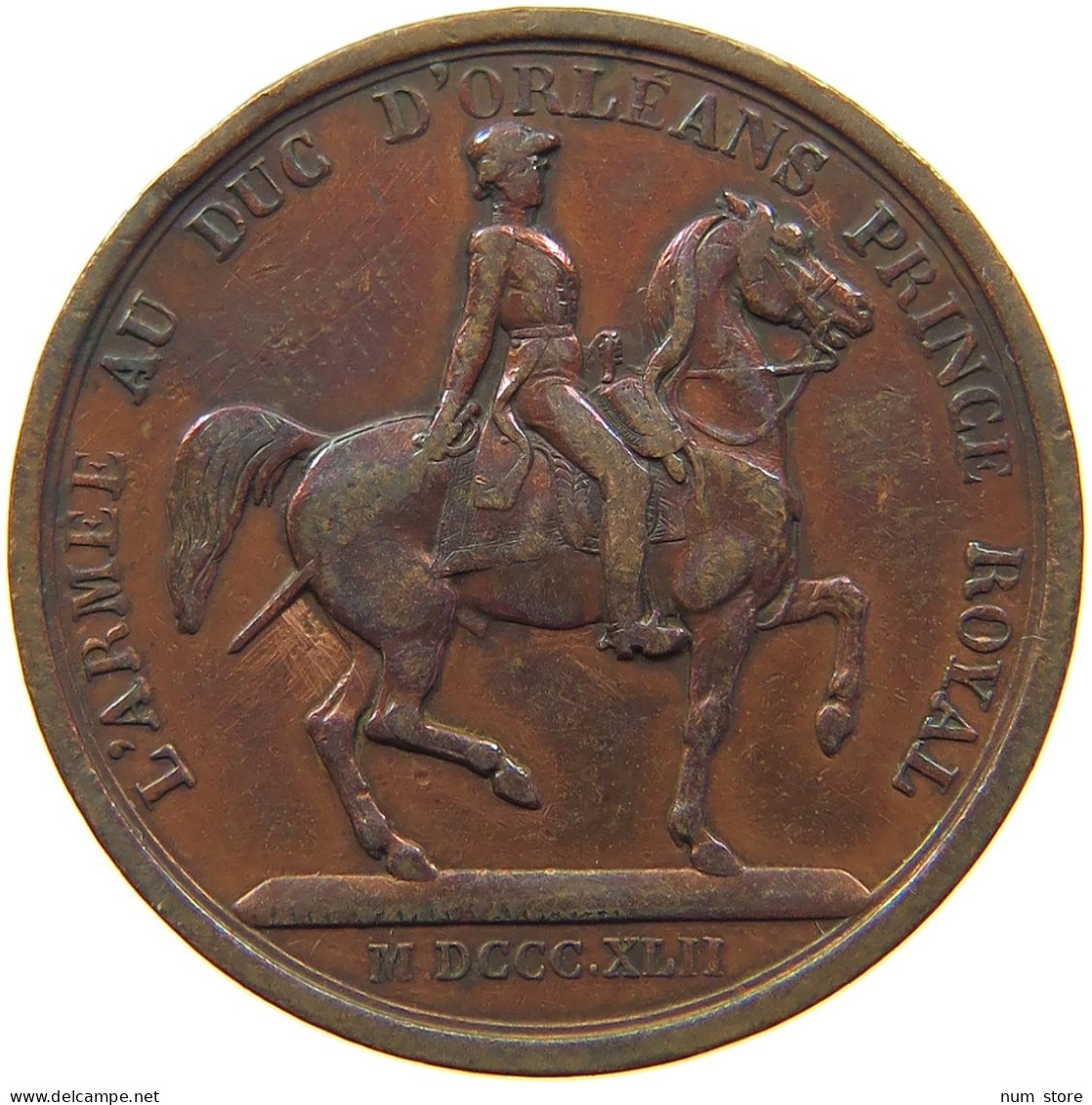 FRANCE MEDAL 1842 LOUIS PHILIPPE I. (1830-1848), BARRE #a004 0821 - Andere & Zonder Classificatie