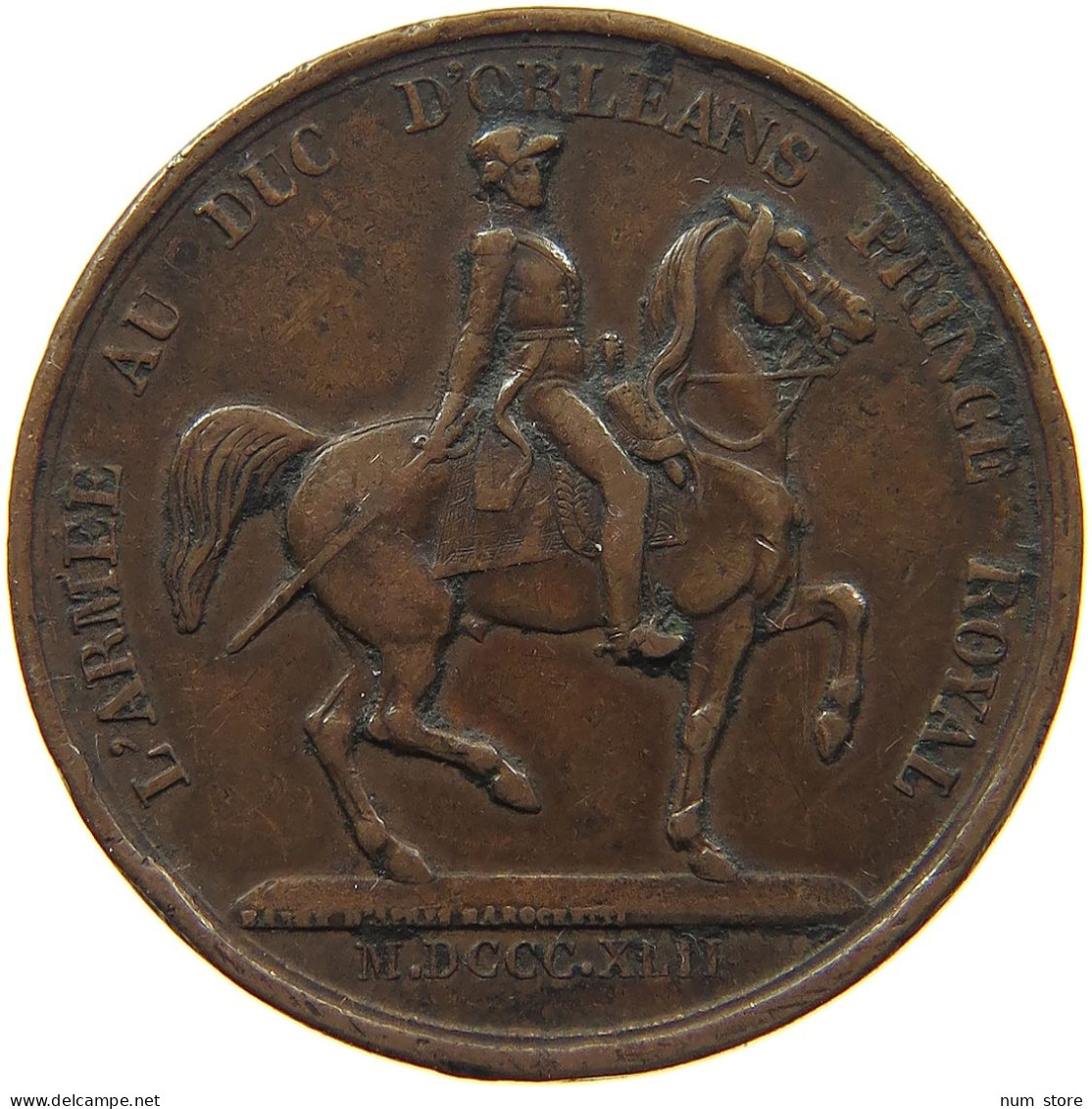 FRANCE MEDAL 1842 LOUIS PHILIPPE I. (1830-1848), BARRE #tm7 0193 - Sonstige & Ohne Zuordnung