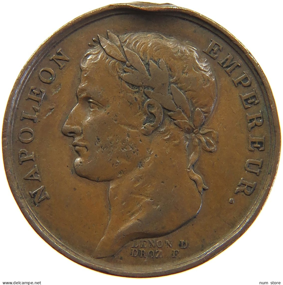 FRANCE MEDAL 1804 Napoleon I. (1804-1814, 1815) DROZ #s032 0065 - Otros & Sin Clasificación