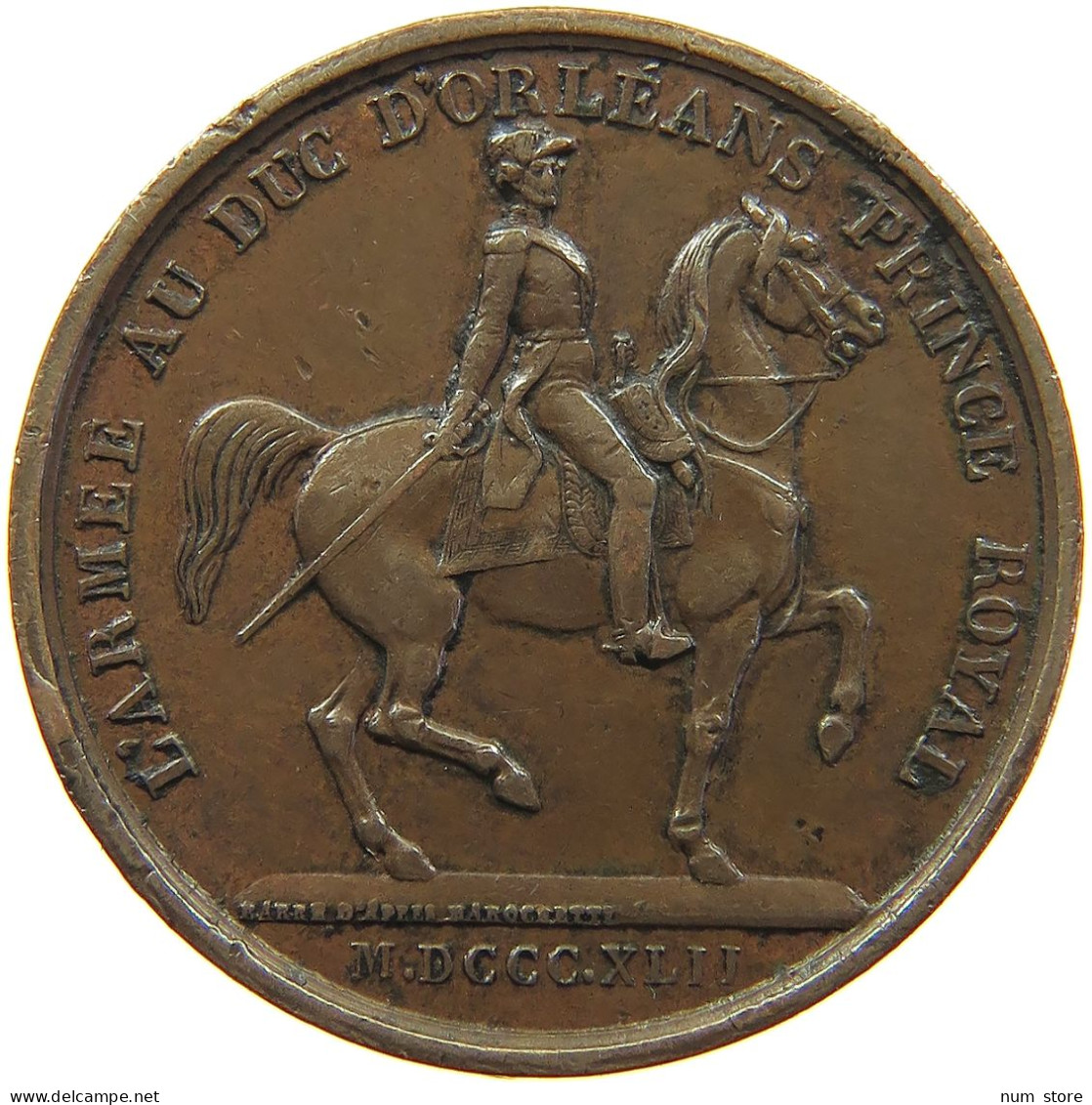 FRANCE MEDAILLE 1842 LOUIS PHILIPPE I. (1830-1848) #t017 0289 - Andere & Zonder Classificatie