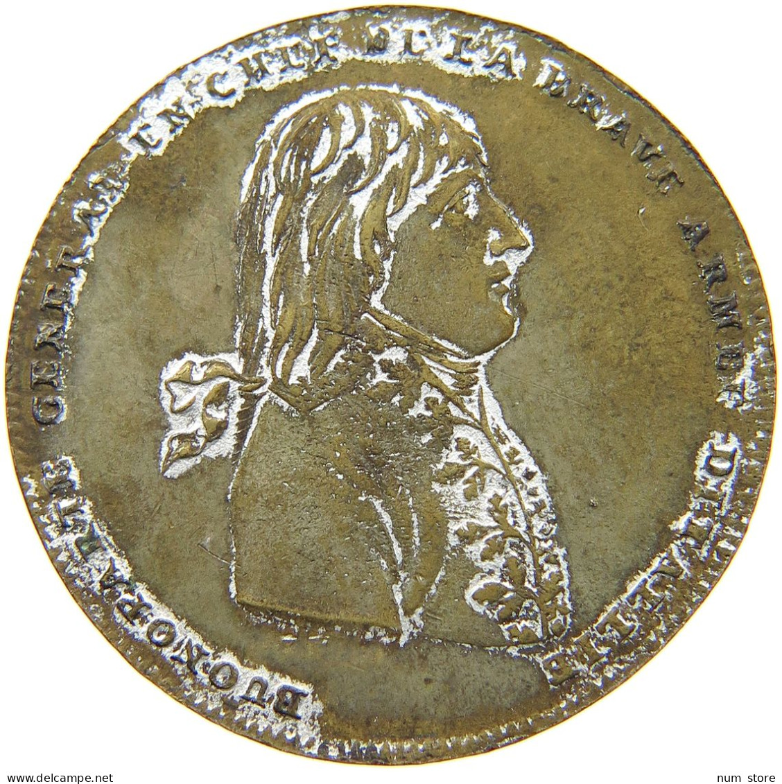 FRANCE MEDAILLE 1796 Napoleon I. (1804-1814, 1815) #t085 0083 - Sonstige & Ohne Zuordnung