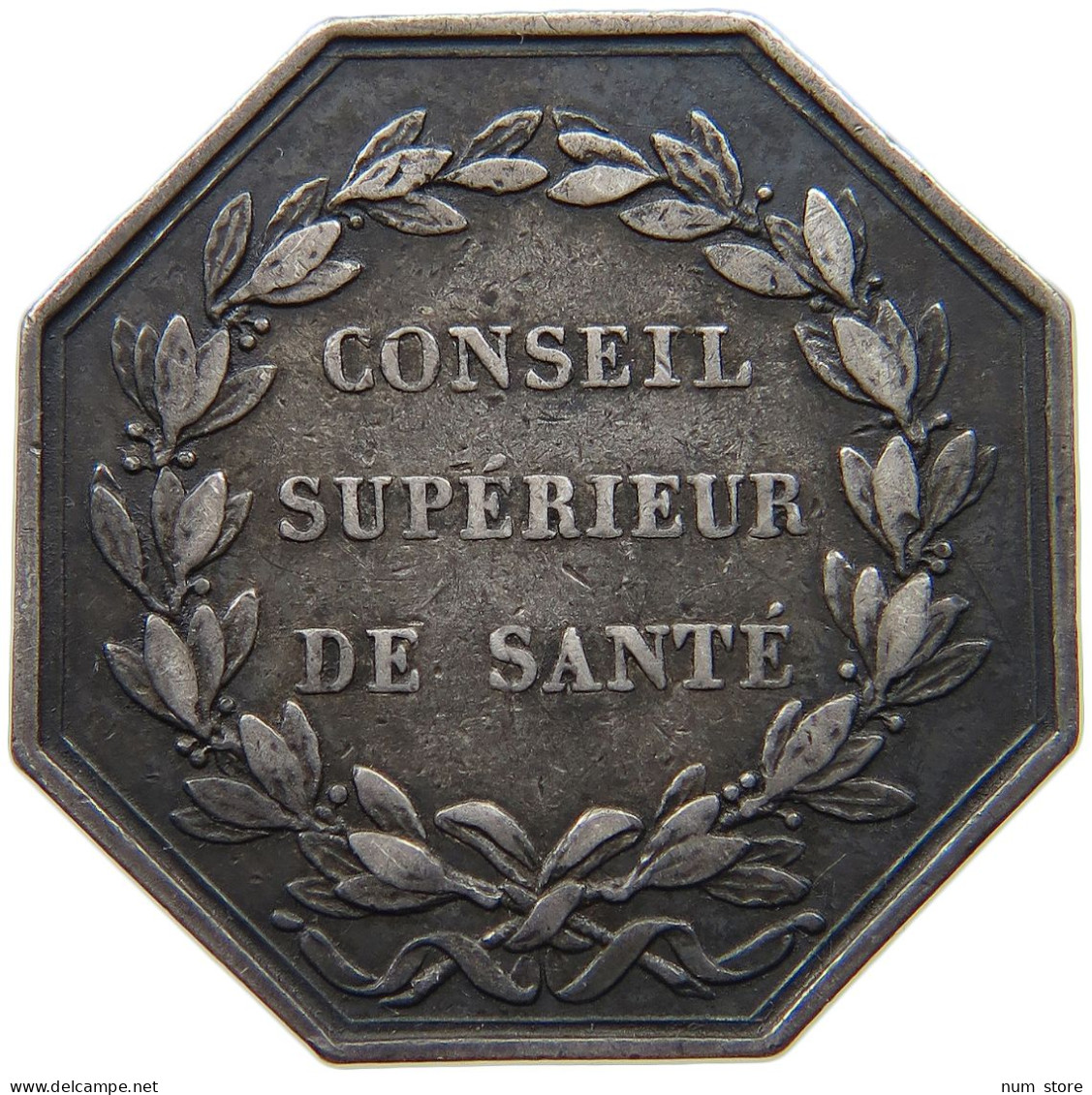 FRANCE MEDAILLE  LOUIS XVIII. (1814, 1815-1824) SILVER MEDAL CONSEIL SUPERIEUR DE SANTE #t094 0139 - Otros & Sin Clasificación