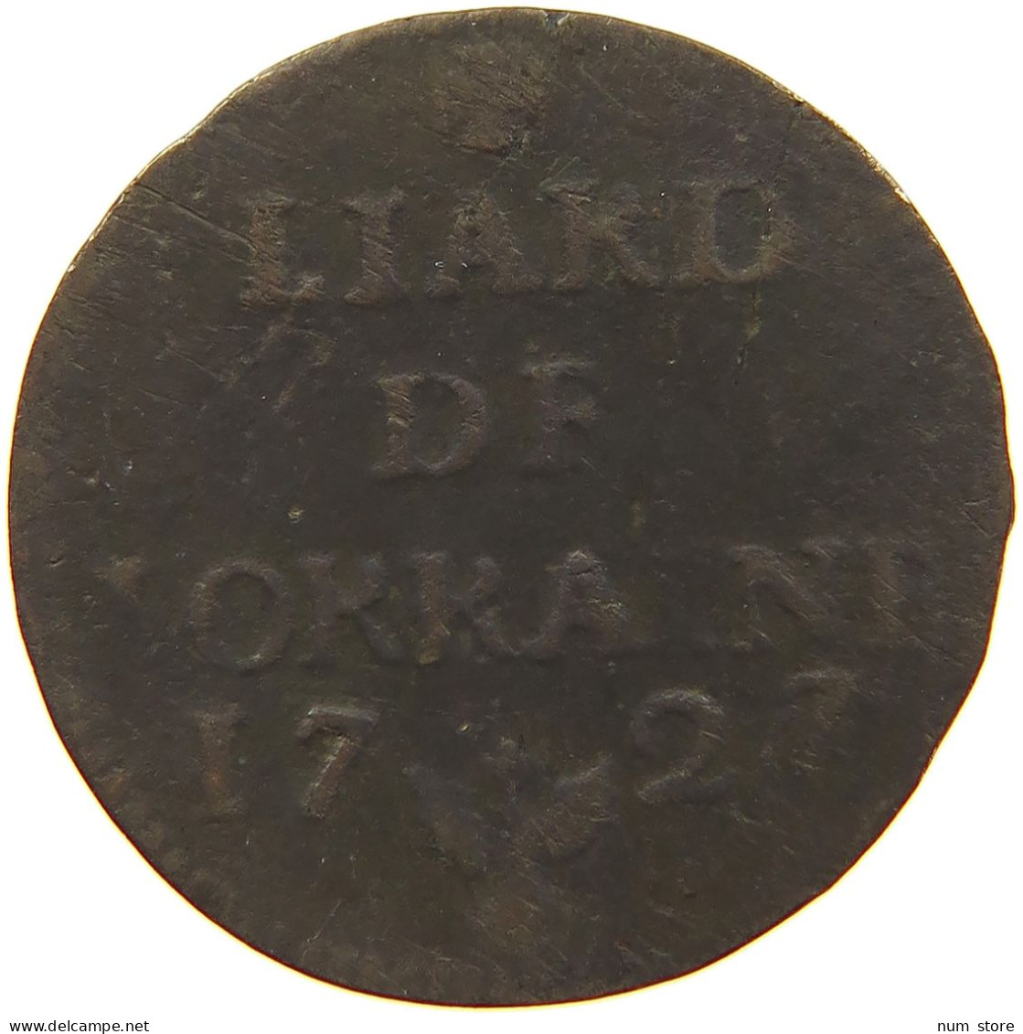 FRANCE LORRAINE LIARD 1727 Leopold Joseph 1690-1729 #s018 0393 - Lorraine