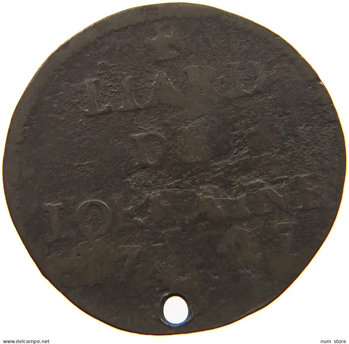 FRANCE LORRAINE LIARD 1727 Leopold Joseph 1690-1729 #c032 0733 - Lorraine