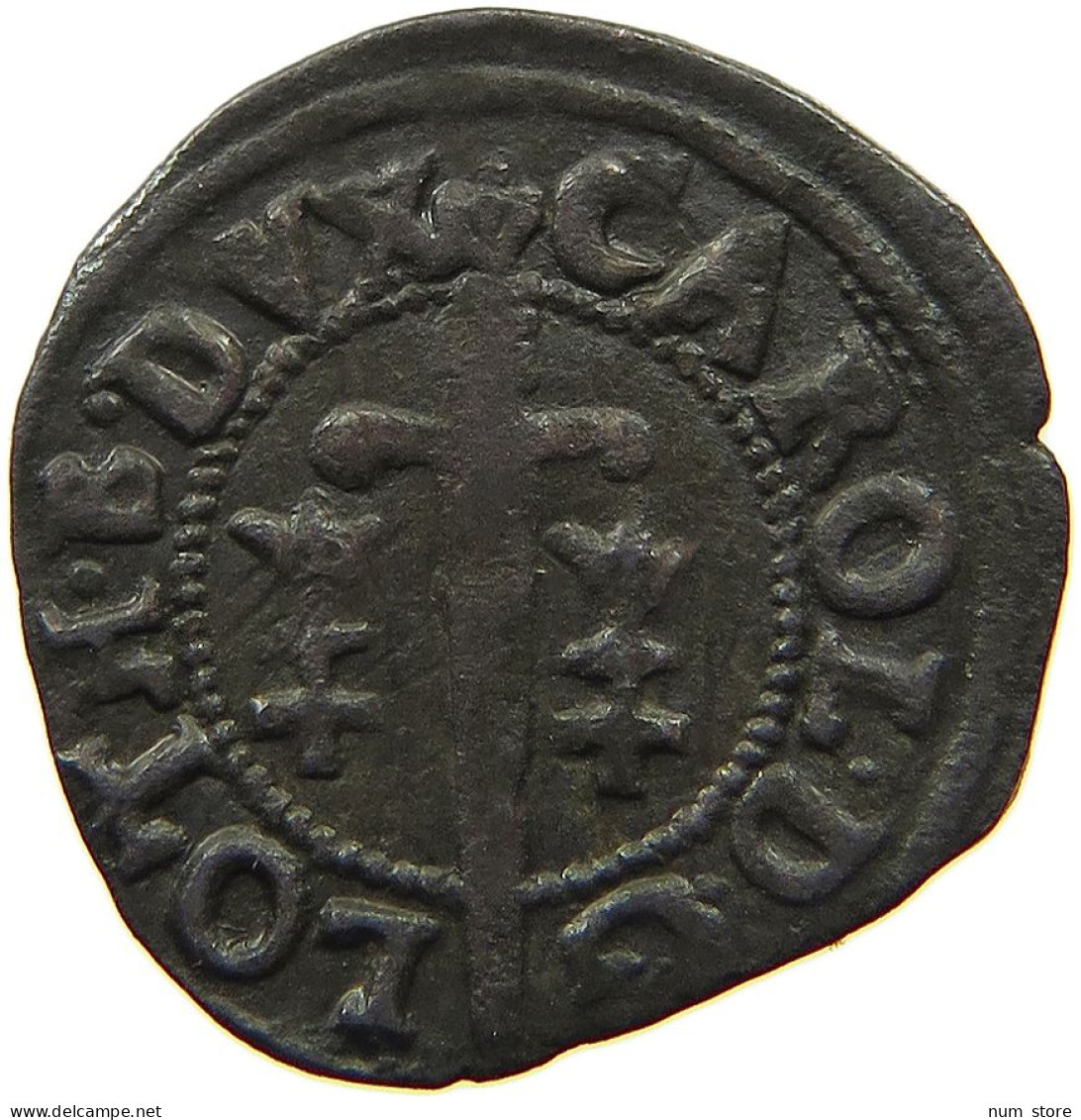 FRANCE LORRAINE 2 DENIERS 1545-1608 CHARLES III. 1545-1608 #t058 0173 - Lorraine