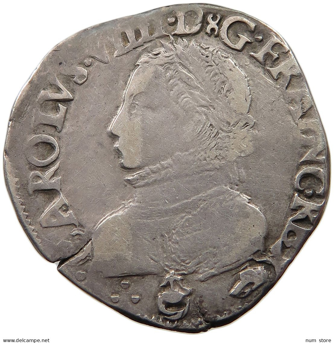 FRANCE TESTON 1567 K CHARLES IX. (1560-1574) #t058 0313 - 1560-1574 Charles IX