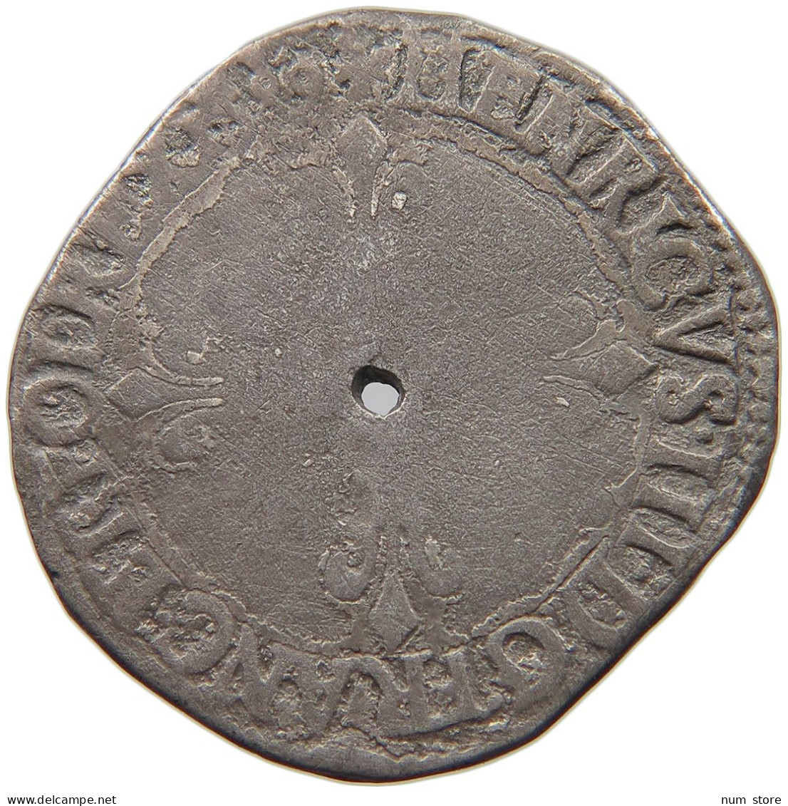 FRANCE TESTON  Henri III. (1574-1589) #c041 0625 - 1574-1589 Henri III