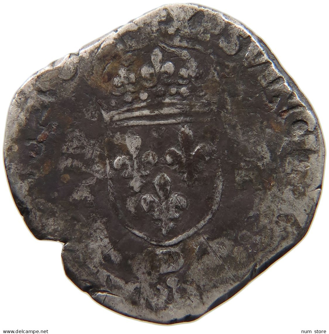 FRANCE TESTON D Henri III. (1574-1589) #c041 0629 - 1574-1589 Henri III